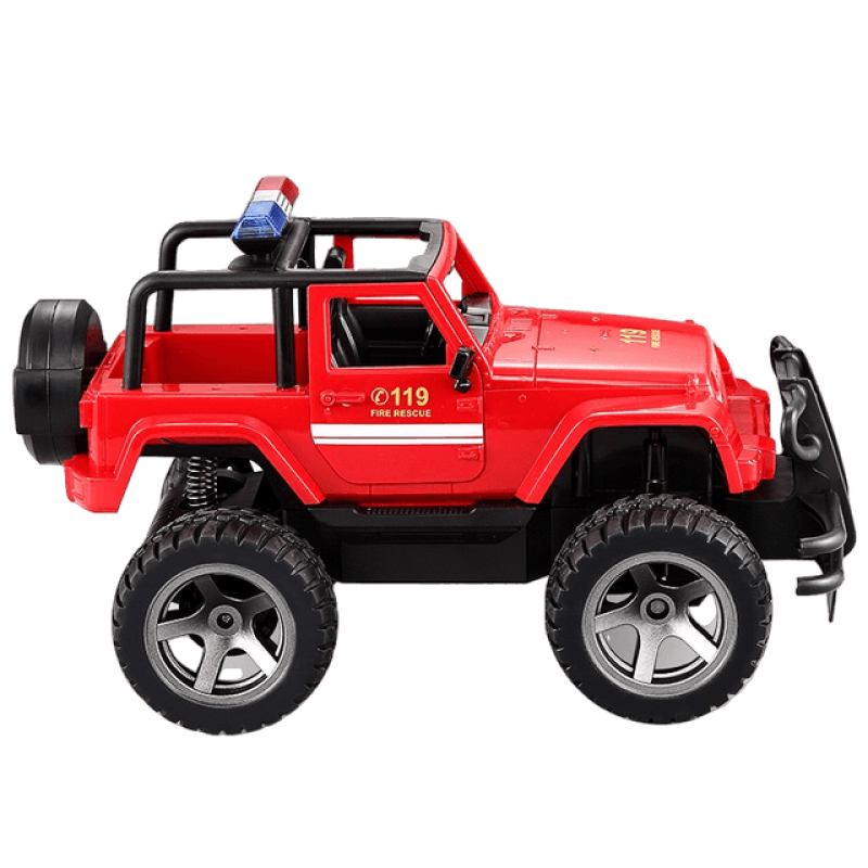 Masinuta cu telecomanda Jeep pompieri 1:12